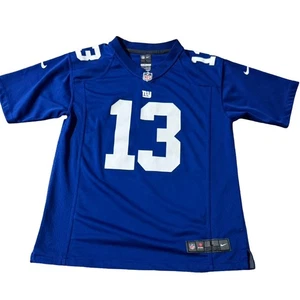 Kids Nike New York Giants Odell Beckham Jr 13 Football Jersey Blue Large - Picture 1 of 7