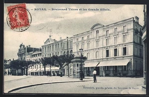 CPA Royan, Boulevard Thiers et les Grands Hotels 1907 - Picture 1 of 2