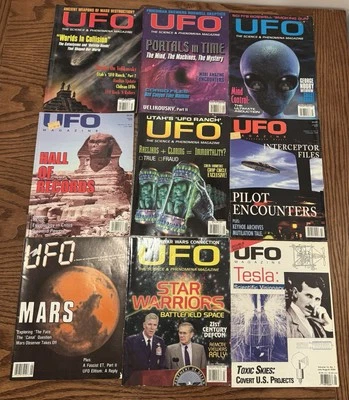 LOT of Eighteen RARE UFO Magazines - Image 1 of 2