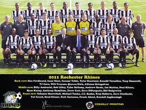 2011 MLS Rochester Rhinos team picture photo - Picture 1 of 1
