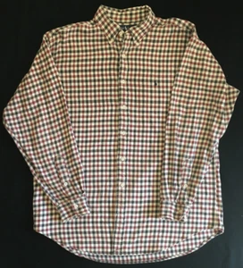 Camisa Ralph Lauren "BLAIRE" Grande Franela Pesada Para Hombre Grande - Imagen 1 de 6