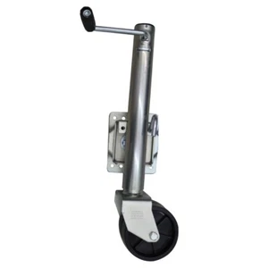 Trailer Jack Dual Wheel 1500lbs Capacity Lift Boat RV Utility Lifting 9.8" High - Picture 1 of 24