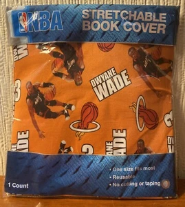 NBA dehnbares Buchcover Dwayne Wade - Einheitsgröße wiederverwendbar Basketball - Bild 1 von 2