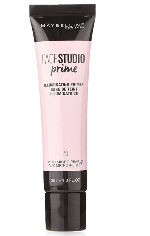 3 × Maybelline NEWYORK Face Studio Prime Illuminating Primer 30ml - 20 Pink - Image 1 of 1