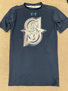 Mens Under Armour Seattle Mariners Jock Spandex Compression Shirt Medium M - Picture 1 of 1