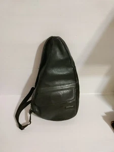 L.L. Bean Brown Brown Leather Healthy Back Ameribag Sling Backpack Crossbody Bag - Picture 1 of 13