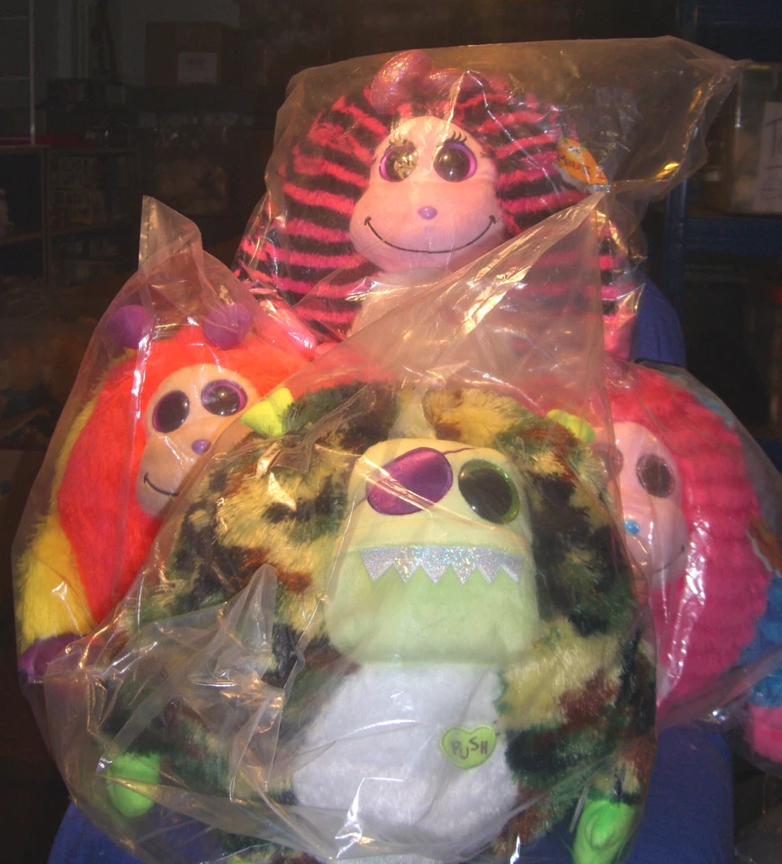 W-F-L TY Monstaz  X-Large Monster  Auswahl  Sound  35 cm Stofftier Stoffmonster  - Bild 1 von 1