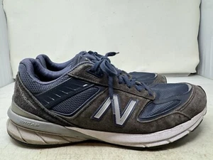 New Balance 990v5 Men's Size 12 B Shoes Sneakers Navy Blue Made in USA M990NV5 - Picture 1 of 8