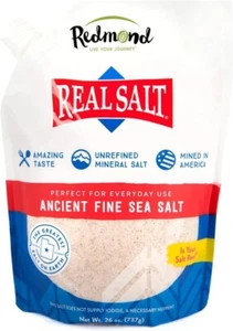 ORGANIC REDMOND REAL SALT ANCIENT FINE SEA SALT 737G THE GREATEST SALT ON EARTH - Picture 1 of 7