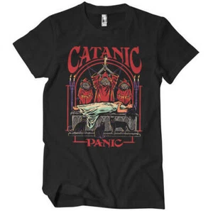 Officially Licensed Steven Rhodes - Catanic Panic Mens T-Shirt - Picture 1 of 2