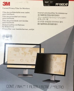 3M Privacy Filter F/ Standard LCD 18.1"-19"/CRT 19" PF190C4F-BRAND NEW-SHIP24HRS - Picture 1 of 12