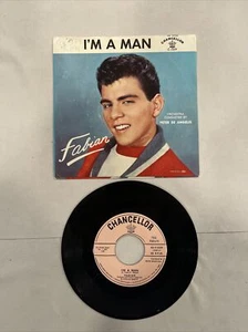 Fabian Forte 45 RPM  "I'm A Man" & "Hypnotized"  Chancellor 1029 Record 7” - Picture 1 of 11
