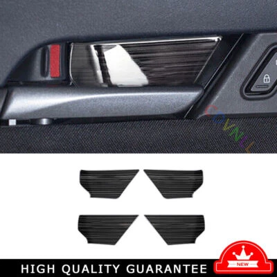 Fit For Mazda CX-30 CX30 2020-2023 Black Titanium Inner Door Bowl Cover Trim 4X - Image 1 of 4