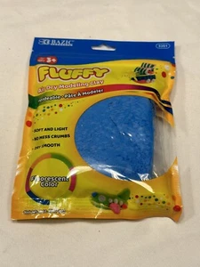fluffy air dry modeling clay for kids 2 OZ BLUE - Picture 1 of 2