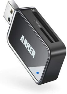 NEW! Anker 2-in-1 USB 3.0 SD Card Reader for SDXC SDHC SD MMC RS-MMC Micro SDXC