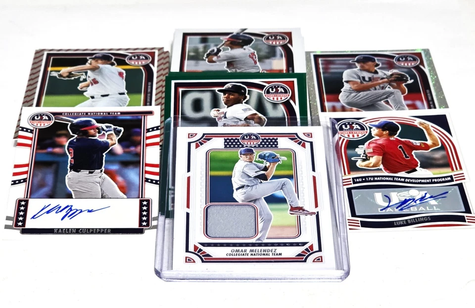 2024 USA Baseball Stars & Stripes Panini Baseball Cards Set Break - Image 1 of 1