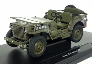 Welly 1/18 Scale Diecast - 18055C-W 1941 Jeep Willys MB Open top US Army
