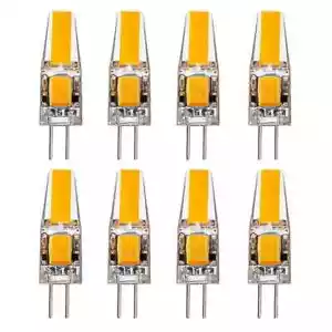 10pcs Candle Lights LED COB Lamp G4 Mini AC DC 12V Chandelier Spotlight - Picture 1 of 9