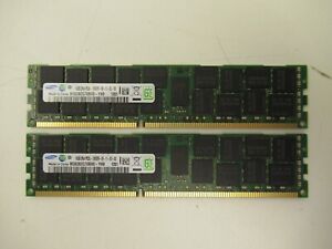 Lot of 2x16GB=32GB Samsung M393B2G70BH0-YH9 PC3L-10600R-09-11-E2 Server Memory