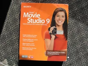 Sony Movie Studio Version 9 - New Open Box Complete Free Shipping - Picture 1 of 1