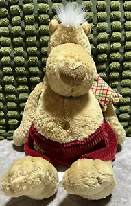 NICI 13” RUDOLPH REINDEER IN SHORTS & SCARF Soft Brown Plush Very RARE - Picture 1 of 12