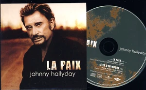 CD  JOHNNY HALLYDAY  ­­╪ LA PAIX ╪  2006  DERNIER CD DE LA TOUR SINGLE - Picture 1 of 1