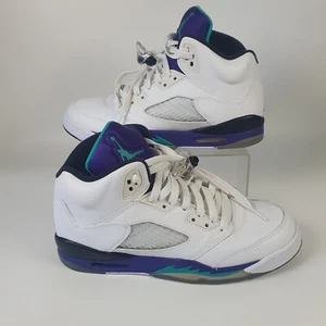 Nike Air Jordan 5 Retro Grape UK 6 VGC Men's / Youth Trainers - Picture 1 of 12
