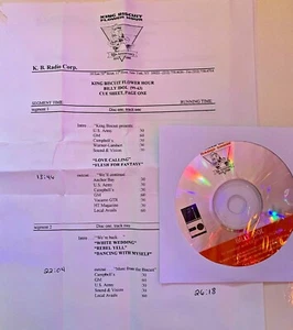RADIO SHOW 10/18/99 KING BISCUIT FLOWER HOUR: BILLY IDOL, 8 LIVE TUNES, 1 HR - Picture 1 of 2