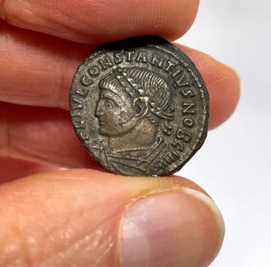 ANCIENT COIN CONSTANTIUS II 337 - 362 AD RARE AE3 CENTENIONALIS VF BRONZE Offer! - Bild 1 von 4