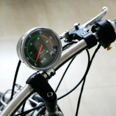 Waterproof Bicycle Bike Speedometer Analog Mechanical Odometer With Hardware - Image 1 of 4