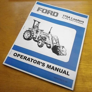 Ford 770A Series Loader Operator's Owners Book Guide Manual 1310 1510 1710 - Picture 1 of 4