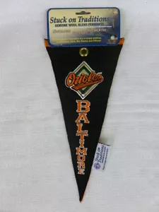 2005 Winning Streak Baltimore Orioles MLB Genuine Wool Blend Baseball Pennant - Bild 1 von 2