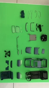 Parts AUTOart 1/18 Mercedes-Benz /8 280C Coupe Blue #76187 W/O Box - Picture 1 of 11