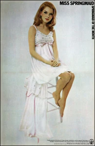 1968 teen girl Dawn Gemay Miss Springmaid of the month retro photo print ad L62 - Picture 1 of 1