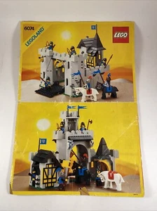 Instruction Manual ONLY for Lego Castle 6074: Black Falcons Fortress Knights - Picture 1 of 12