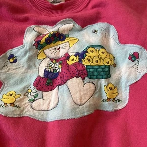 Jerzees vintage Easter sweater size 4-6 - Picture 1 of 7