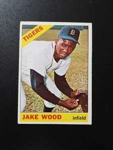 1966 Topps Set-Break #509 Jake Wood Tigers Free Shipping  - Picture 1 of 2