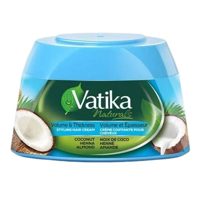 Vatika Hair Styling Cream con cocco, henné e mandorle - 210 ml - Imagen 1 de 3