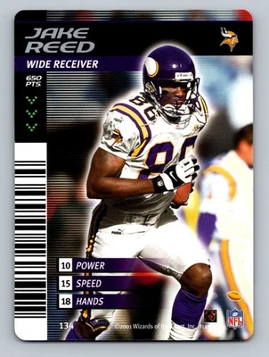 2001 NFL Showdown 1st & Goal #134 Jake Reed - Image 1 of 2