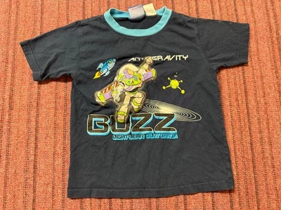 BOYS USED VINTAGE Y2K 2000S TOY STORY BUZZ LIGHTYEAR GRAPHIC PIXAR YOUTH MEDIUM - Image 1 of 4