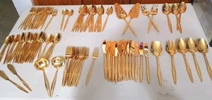 Golden Bankett Besteck Set 117 Teile - Bild 1 von 13