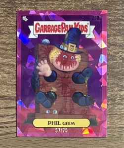 2024 Topps Garbage Pail Kids Sapphire Fuchsia Refractor /75 Phil Grim 268a - Picture 1 of 1