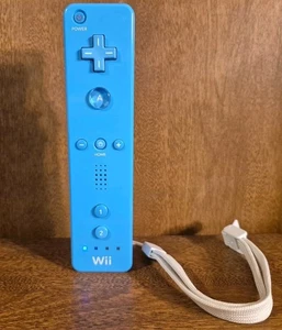 Mando a distancia Nintendo RVL-003 Wii azul probado  - Imagen 1 de 4