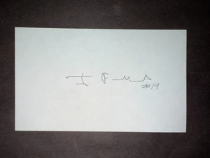 Tarjeta índice firmada 3x5 Fernando Martínez, METS (debut 2009) (HS) - Imagen 1 de 1