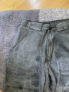 Vintage 80’s Sergio Valente Women’s Junior’s Pants 5/6 Black Distr. Cargo Denim - Bild 1 von 12