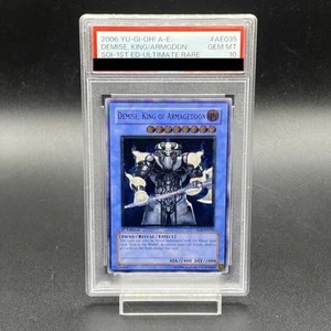 Yu-Gi-Oh Demise King of Armageddon PSA10 4278786e51140bcc4a2af4816b6c548d - Picture 1 of 10