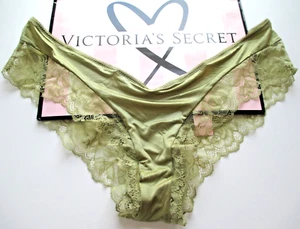 VICTORIA'S SECRET VERY SEXY mutandine sfacciate gamba alta VS verde S M L XL bordo in pizzo - Foto 1 di 5