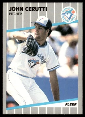 1989 Fleer #228 John Cerutti - Toronto Blue Jays - Image 1 of 2