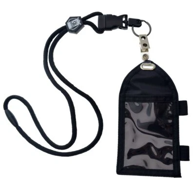 Specialist ID Nylon Badge Holder with Pen Loop Key Ring and Heavy Duty Lanyard - Image 1 of 4