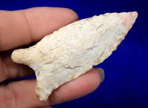 Dalton Classic Authentic Prehistoric Arrowhead Artifact Native American Indian - Picture 1 of 8